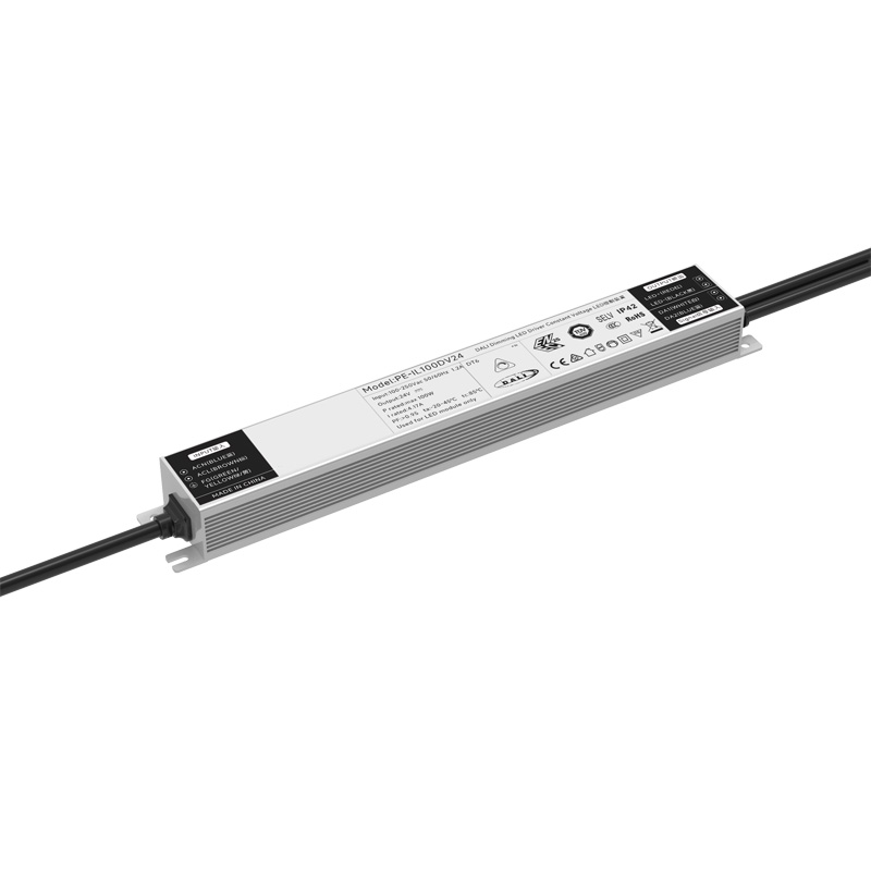 100W நிலையான மின்னழுத்தம் DALI மங்கக்கூடிய LED இயக்கி