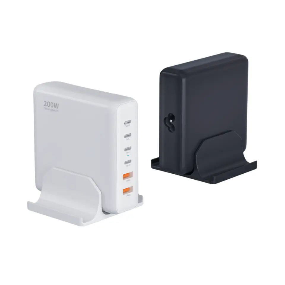 6 வகை C போர்ட்டுடன் 200W டெஸ்க்டாப் PD சார்ஜர்