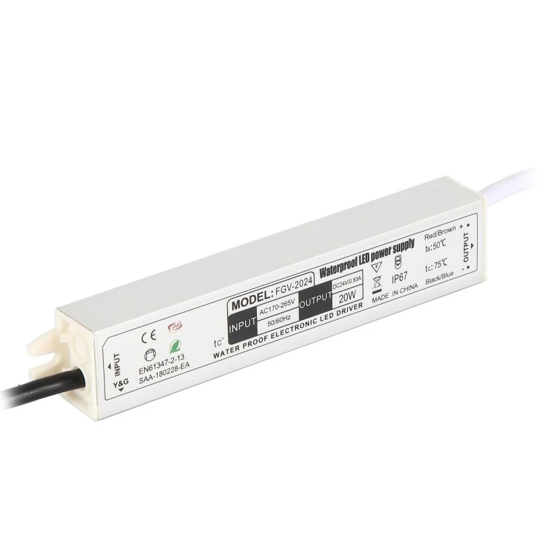IP67 நீர்ப்புகா LED டிரைவர் அலுமினிய மாறுதல் பவர் சப்ளை